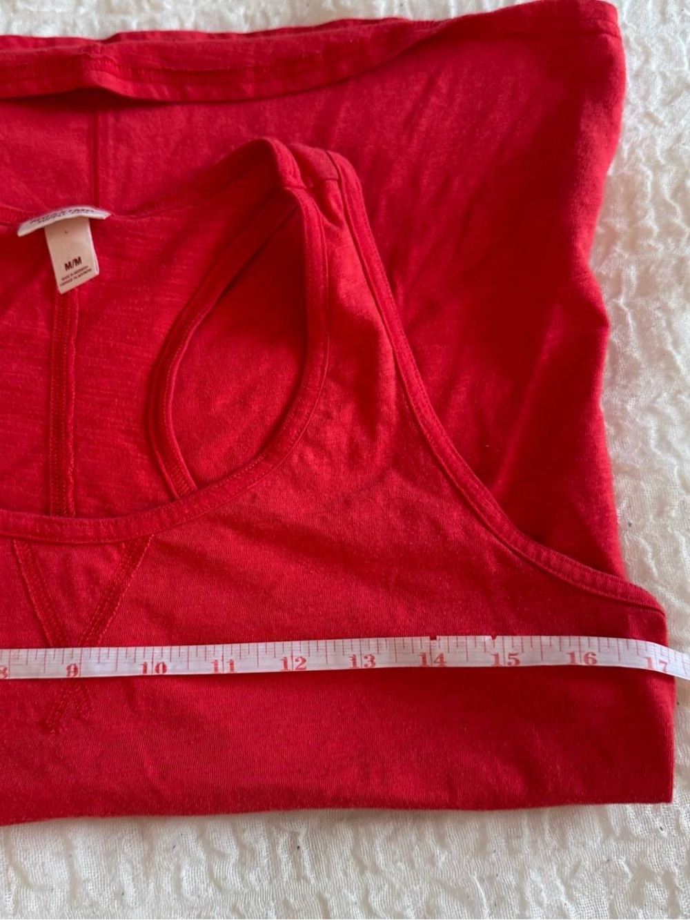 Thread & Supply Red Racerback Tank Top - Picture 2 of 4